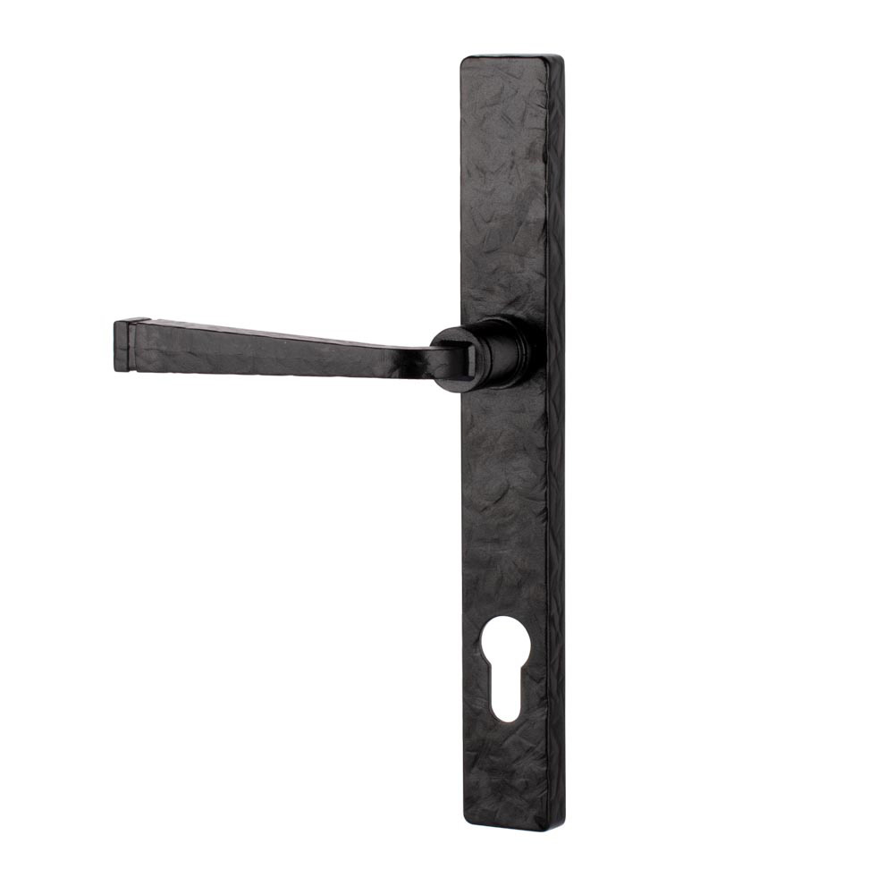 Devoran Straight Door Handle - Black - (Sold in Pairs)